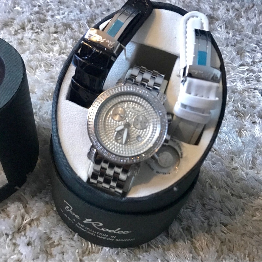 Joe Rodeo Diamond Watch 1.75CT White